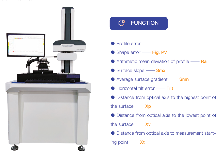 Aspheric measuring instrument,Profile  Measurement