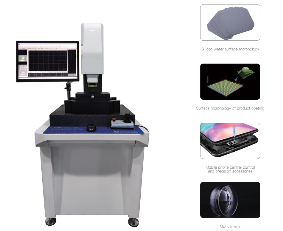 Desktop  non contact roughness profiler,High precision  roughness meter,3D glass profiler