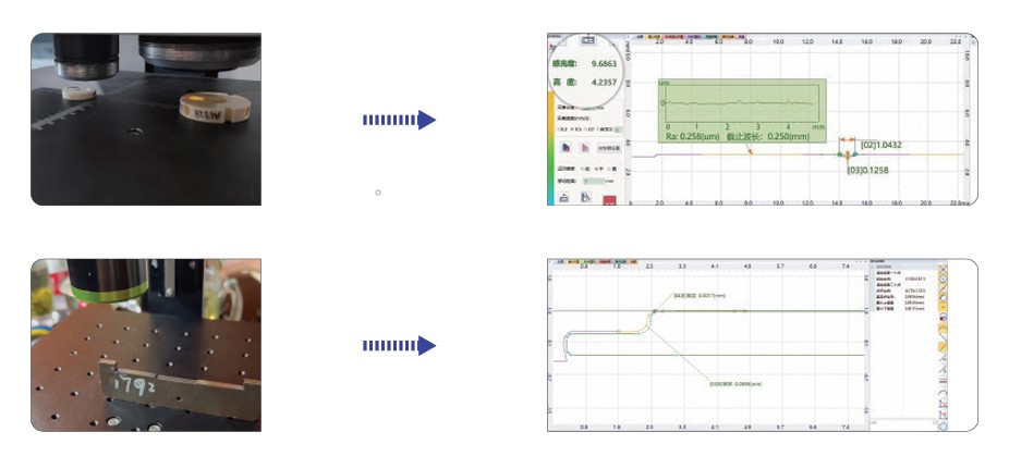 Desktop  non contact roughness profiler,High precision  roughness meter,3D glass profiler