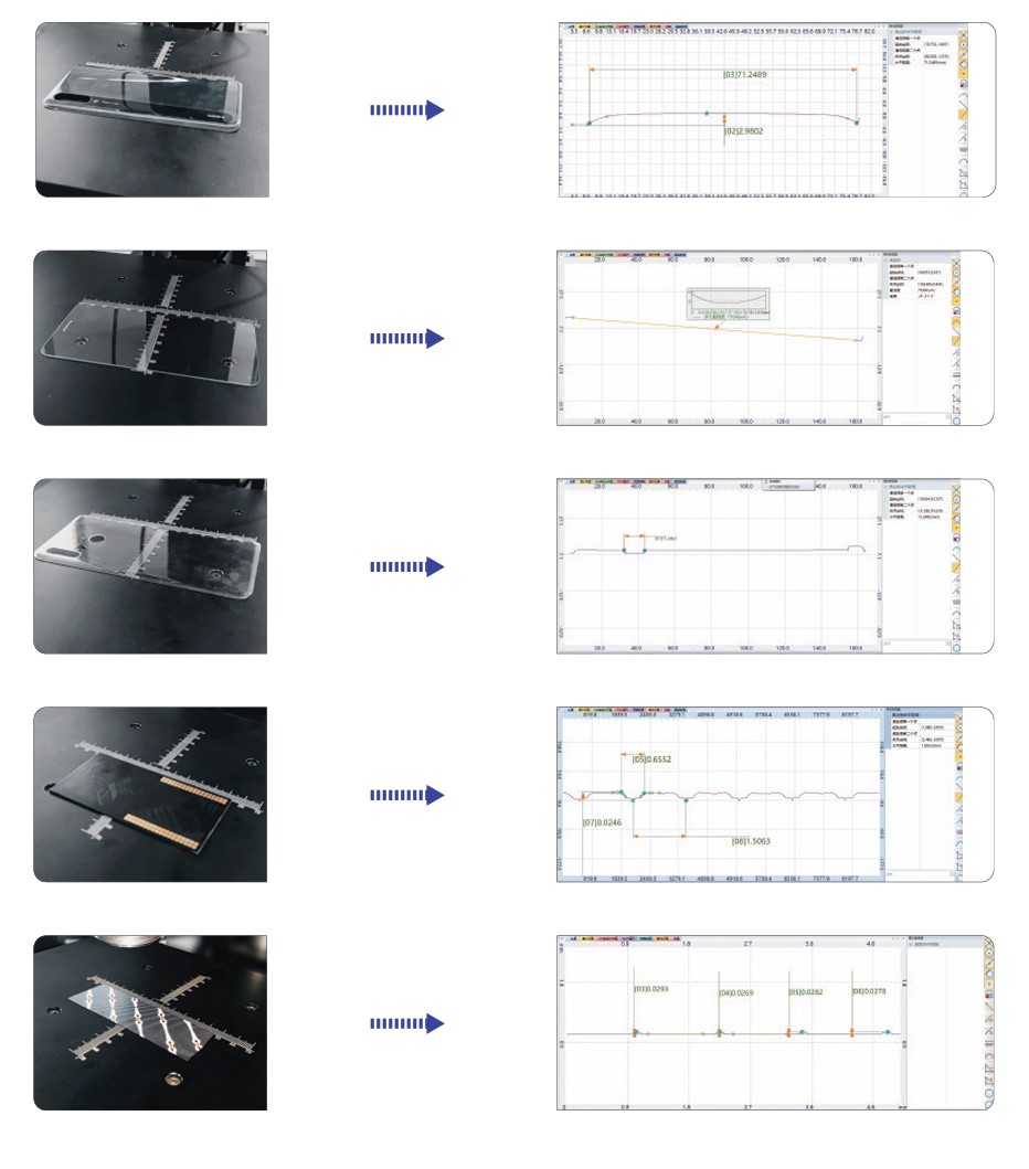 Desktop  non contact roughness profiler,High precision  roughness meter,3D glass profiler