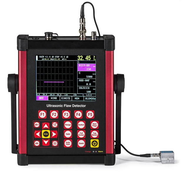 The principle and specific application of ultrasonic flaw detector